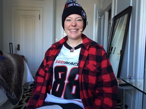 RedBlacks fan Jeannine Ritchot wants an Ottawa Grey Cup for her birthday.