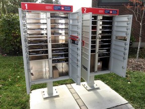 A new community mailbox in Kanata stood open for at least an hour, residents say. Canada Post said it takes such incidents seriously and is investigating.