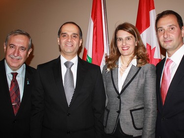 Sami Haddad, Lebanese charge d'affaires, and his wife, Nadia, hosted a reception to mark the 72nd Anniversary of the independence of Lebanon November 19 at St. Elias Banquet Centre in Ottawa.