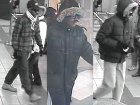 Suspects in Oct. 30 robbery at bank on Montreal Road.