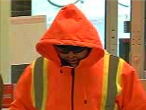 Police say this man is the suspect in a Nov. 24 bank robbery on Bank Street in Old Ottawa South.