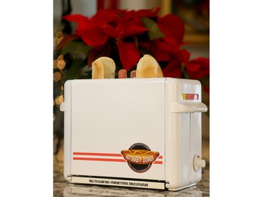 The Hot Diggity Dogger hotdog toaster is still working after more than 20 years, likely because it’s brought out only for Christmas Day lunch.