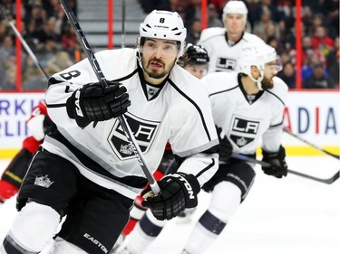 Drew Doughty of the Los Angeles Kings during first period action.