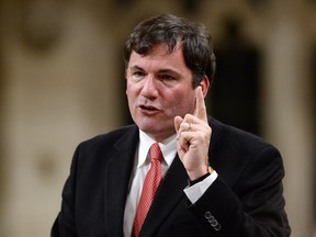 Government House Leader Dominic LeBlanc answers a question during question period in the House of Commons on Parliament Hill in Ottawa on Friday, December 11, 2015.