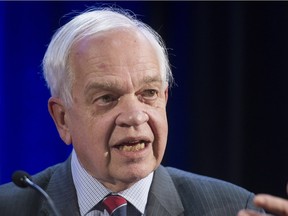 Immigration Minister John McCallum speaks to the media during a news conference in Montreal, Thursday, December 3, 2015, following his meeting with local stakeholders regarding their plan to resettle 25,000 Syrian refugees to Canada.