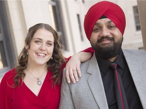 Allison McCuaig and Gunveet Singh were to be married on Feb. 13.  Singh died when a car crossed into his lane on a busy stretch of Greenbank Road. The other driver was also killed. Barrhaven Coun. Jan Harder hopes the road can be widened.