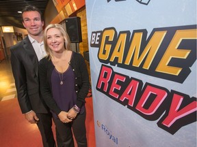 Luke Richardson and his wife, Stephanie, were on hand at the Canadian Tire Centre as the Ottawa Senators Foundation in partnership with DIFD and The Royal, collaborate to help young athletes take care of their minds with a smartphone app called Be Game Ready.