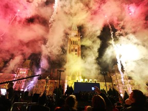 The Christmas Lights Across Canada includes a nightly show projected onto Centre Block in a loop until Jan. 7.