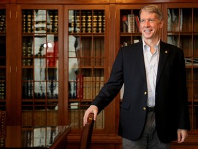 Orléans MP and Chief Government Whip, Andrew Leslie, in his office on Parliament Hill.