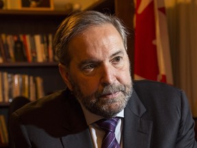 NDP leader Tom Mulcair  says the government has to move past its talking points into real action.