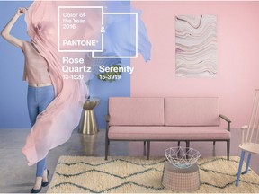 Rose Quartz and Serenity have been chosen as the Colours of 2016 by the Pantone Color Institute.
