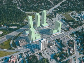 Rendering of proposed changes to Westgate Mall by RioCan Real Estate Investment Trust.