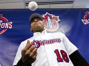 Ottawa Champions' Sebastien Boucher.