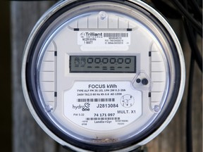 A Hydro One smart meter.