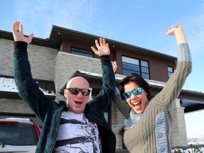 CHEO Lottery grand prize winners Val Murray and Sara Porter, January 07, 2016.