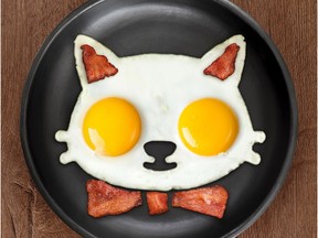 Funnyside Up egg moulds make breakfast fun.