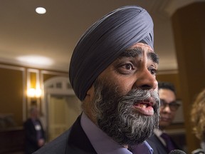 Defence Minister Harjit Sajjan.