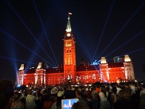 The Northern Lights show on Parliament Hill could be joined by elaborate multimedia events at various locations in Ottawa.