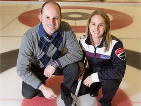 Husband and wife curlers Jean-Michel Ménard and Annie Lemay won the Quebec curling championships at Valleyfield on Sunday, Jan. 24.