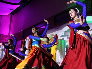 More than 250 attendees took in a Gharana Arts dance performance at an inaugural gala evening supporting Free The Children's Adopt A Village India, held at the Hilton Lac Leamy on Saturday, January 30, 2016. (Caroline Phillips / Ottawa Citizen)