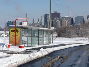 New bus shelters have been installed on Albert Street as OC Transpo prepares for buses that will be diverted off the Transitway beginning Sunday.