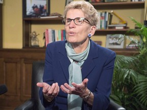 Ontario Premier Kathleen Wynne said Friday it's 'unacceptable' if women aren't offered programs on campuses in Saudi Arabia being run by Ontario community colleges, including Algonquin.