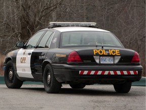Ontario Provincial Police cruiser. OPP car. File photo.