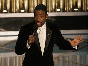 Oscar host Chris Rock during the 77th Annual Academy Awards at the Kodak Theatre in Los Angeles, Calif., Sunday, February 27, 2005. LOS ANGELES TIMES PHOTO BY BRIAN VANDER BRUG