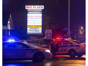 Scene of homicide at Iris street and Cobden road on Sunday, Jan. 31, 2016. (James Park / Ottawa Citizen)