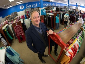 St. Vincent de Paul's executive director James Strate is leading the thrift store's expansion as it heads into the Merivale Road location recently vacated by Goodwill.