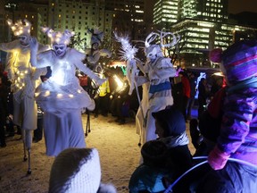 The 38th edition of Winterlude kicked off with a street party at Confederation Park on Friday, Jan. 29, 2016.