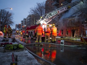 The Ottawa Fire Service were on the scene of a house fire at  211 Clarence St in the early morning of  Wednesday January 6, 2016.
