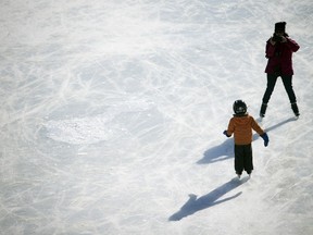 The Rideau Canal Skateway opened for the first time this season Saturday January 23, 2016. Skaters hit the ice to enjoy a 3.8-kilometre section open from Somerset Street to the Bank Street Bridge.