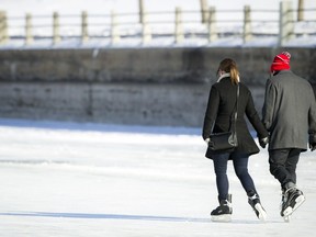 Ice thickness is not a concern on the Rideau Canal, but the quality of the surface is. Warm temperatures this weekend won't help.