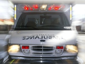 Ottawa paramedic ambulance.