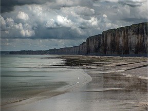 Detail of Beaches No. 4 Dieppe by Richard Robesco on exhibit at Exposure Gallery until Feb. 17.