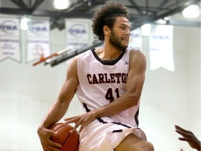 Kaza Kajami-Keane led the high-flying Carleton Ravens with 19 points against Waterloo.