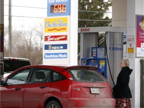An Esso station at Baseline and Pinecrest roads was one of several outlets where the price of gasoline slipped below 70 cents a litre on Thursday.