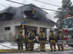 A fire destroyed an abandoned house at 1248 Walkley Rd. Sunday, Feb. 28, 2016.
