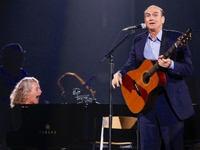 James Taylor, shown with Carole King on tour in 2010. Taylor will play Ottawa May 6. . (Jack Boland / Toronto Sun)