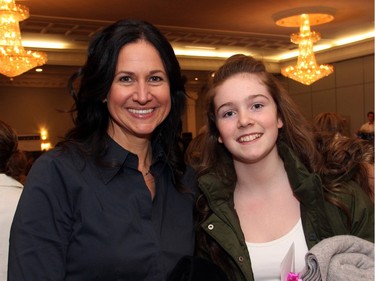 Korey Kealey and her daughter, Rebecca, 12, got their tresses styled courtesy of Rinaldo Hair Designers during the Revive Your Style fundraiser for Bust A Move for Breast Health, held at the Sala San Marco banquet hall on Sunday, January 31, 2016.