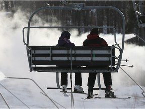 Mont-Cascades and other ski operators were happy over Tuesday's mega-storm.