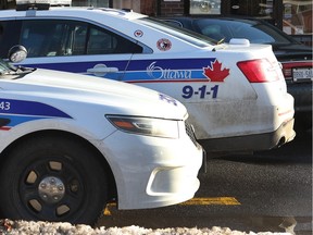 Ottawa police cruisers.