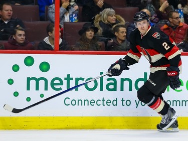 Ottawa Senators defenseman Dion Phaneuf (2) in his first home game in Ottawa.