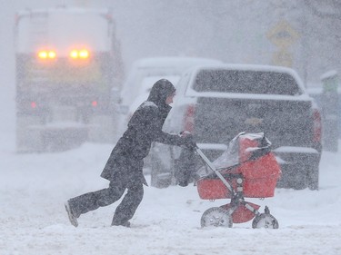 An overnight snow storm caused school bus cancellations and slippery roads in Ottawa on Tuesday.