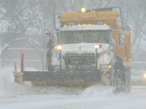 A overnight snow storm caused school busses to be cancelled and roads to be slippery in Ottawa on Tuesday Feb. 16, 2016. The big storm contributed to a year-end $13.8-million deficit in winter maintenance.