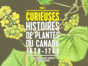 Cover of book by Jacques Cayouette and his colleagues on plants used in the time of New France.