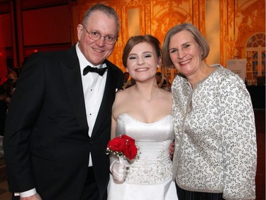 Proud parents Peter Steacy and Pauline Yelle turned out to see their daughter, Miranda Steacy, perform as one of 12 debutantes at the 19th edition of the Viennese Winter Ball held at The Westin Ottawa on Saturday, February 20, 2016.