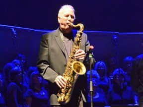 Saxophonist Rene Lavoie