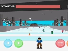 Here's a bit of Bytown Skate and Brawl, by Jelly Smeared Games.